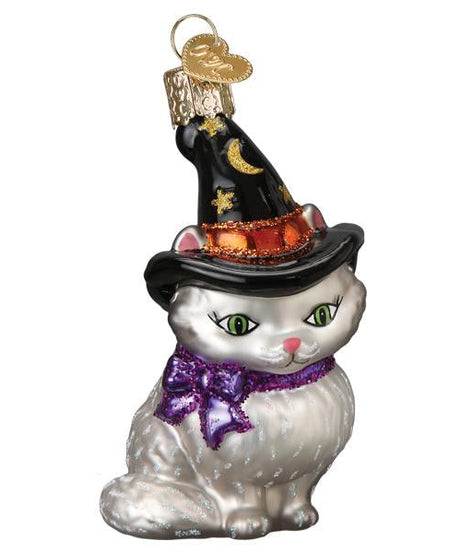 Witch Kitten Ornament