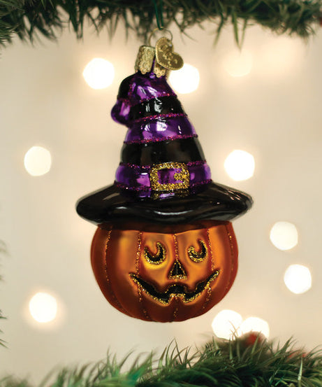 Witch Pumpkin Ornament