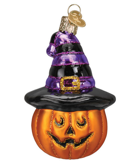 Witch Pumpkin Ornament