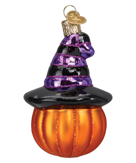 Witch Pumpkin Ornament