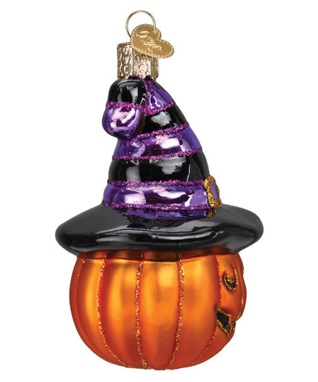 Witch Pumpkin Ornament
