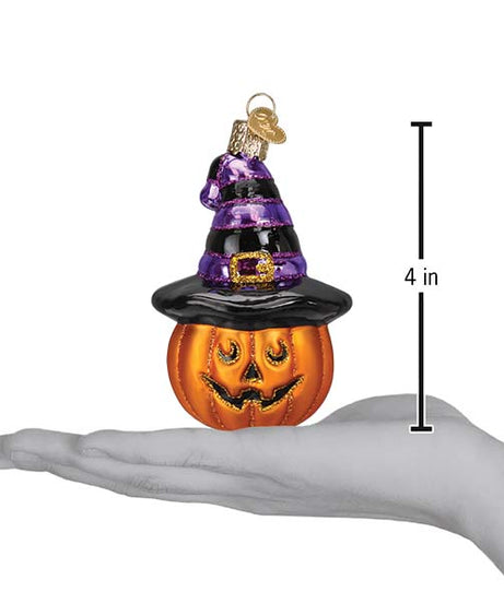 Witch Pumpkin Ornament