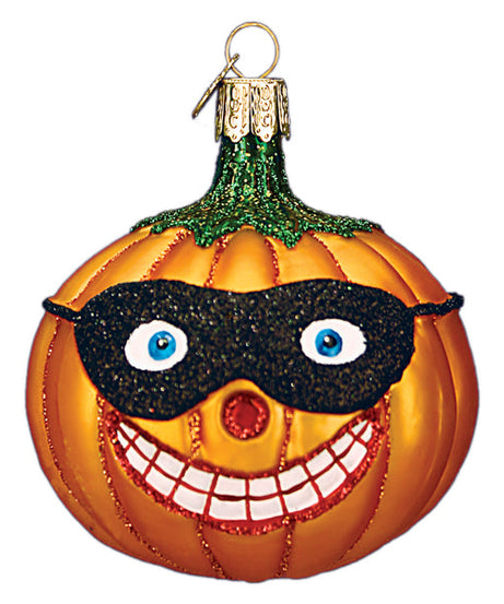 Masked Jolly Jack O'lantern Ornament