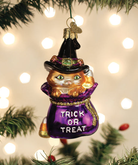 Trick-or-treat Kitty Ornament