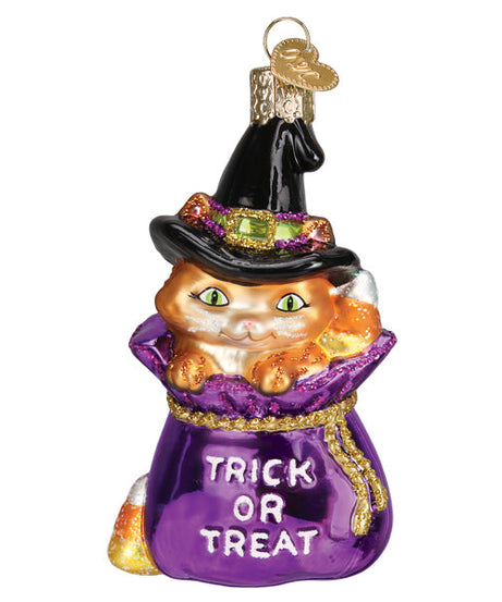 Trick-or-treat Kitty Ornament