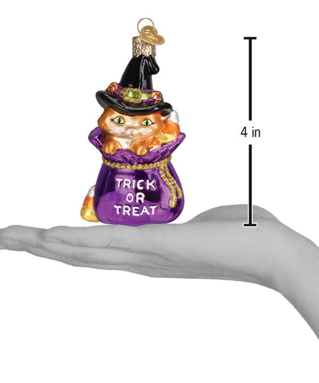 Trick-or-treat Kitty Ornament