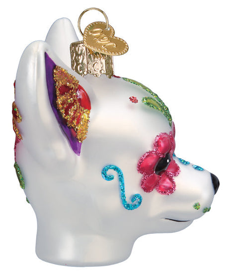 Dia De Los Muertos Dog Ornament