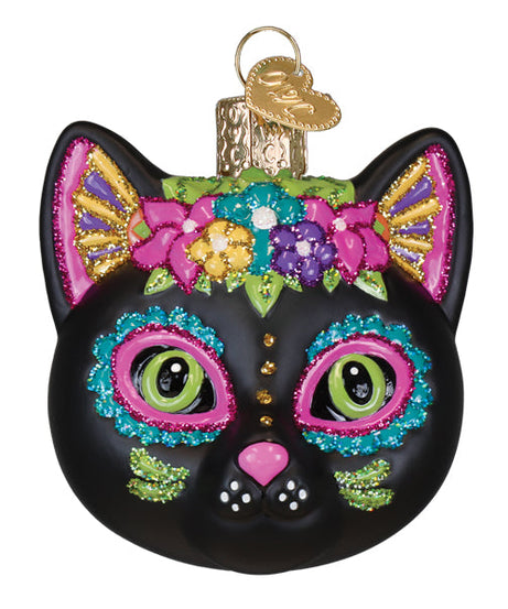 Dia De Los Muertos Cat Ornament