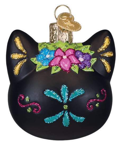 Dia De Los Muertos Cat Ornament