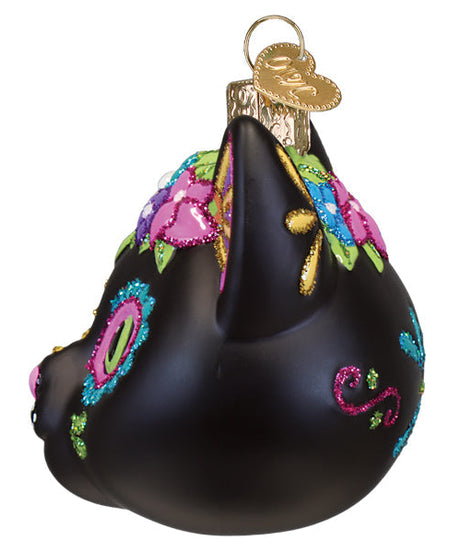 Dia De Los Muertos Cat Ornament