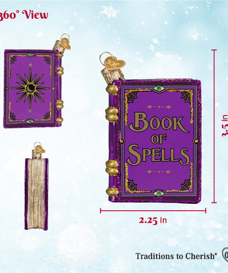 Book Of Spells Ornament