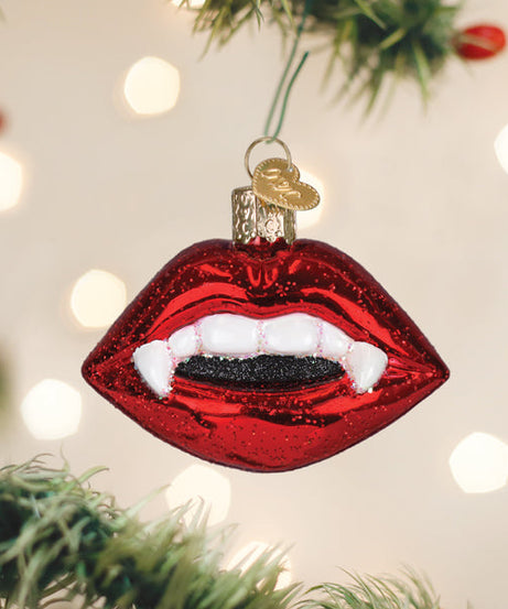 Vampire Lips Ornament