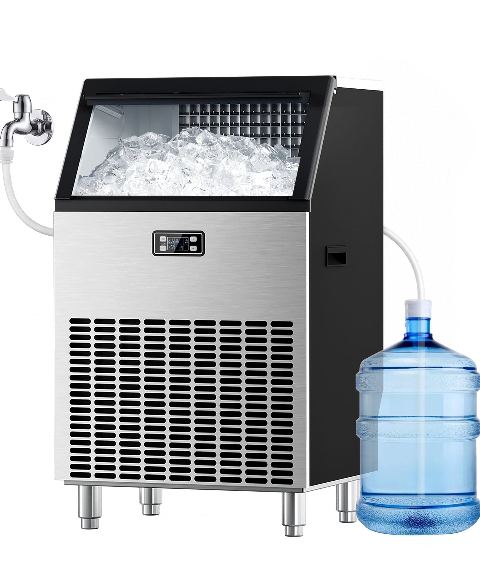 100LBS/200LBS/265LBS  Freestanding Commercial Ice Maker Z5845A