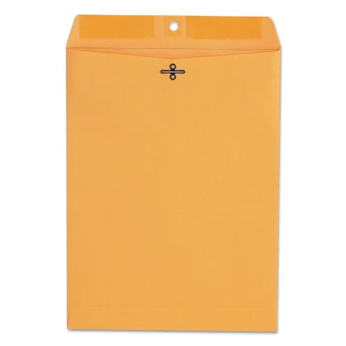Universal Kraft Clasp Envelope, #90, Square Flap, Clasp/Gummed Closure, 9 x 12, Brown Kraft, 100/Box (UNV35264) - Grazingbelles