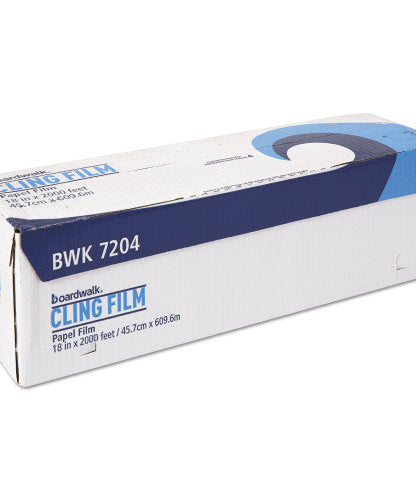 Boardwalk® PVC Food Wrap Film, 18" x 2000-ft. Roll, 1 Roll per Carton (BWK7204)