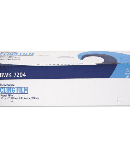 Boardwalk® PVC Food Wrap Film, 18" x 2000-ft. Roll, 1 Roll per Carton (BWK7204)