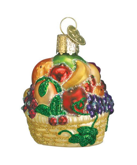Fancy Fruit Basket Ornament