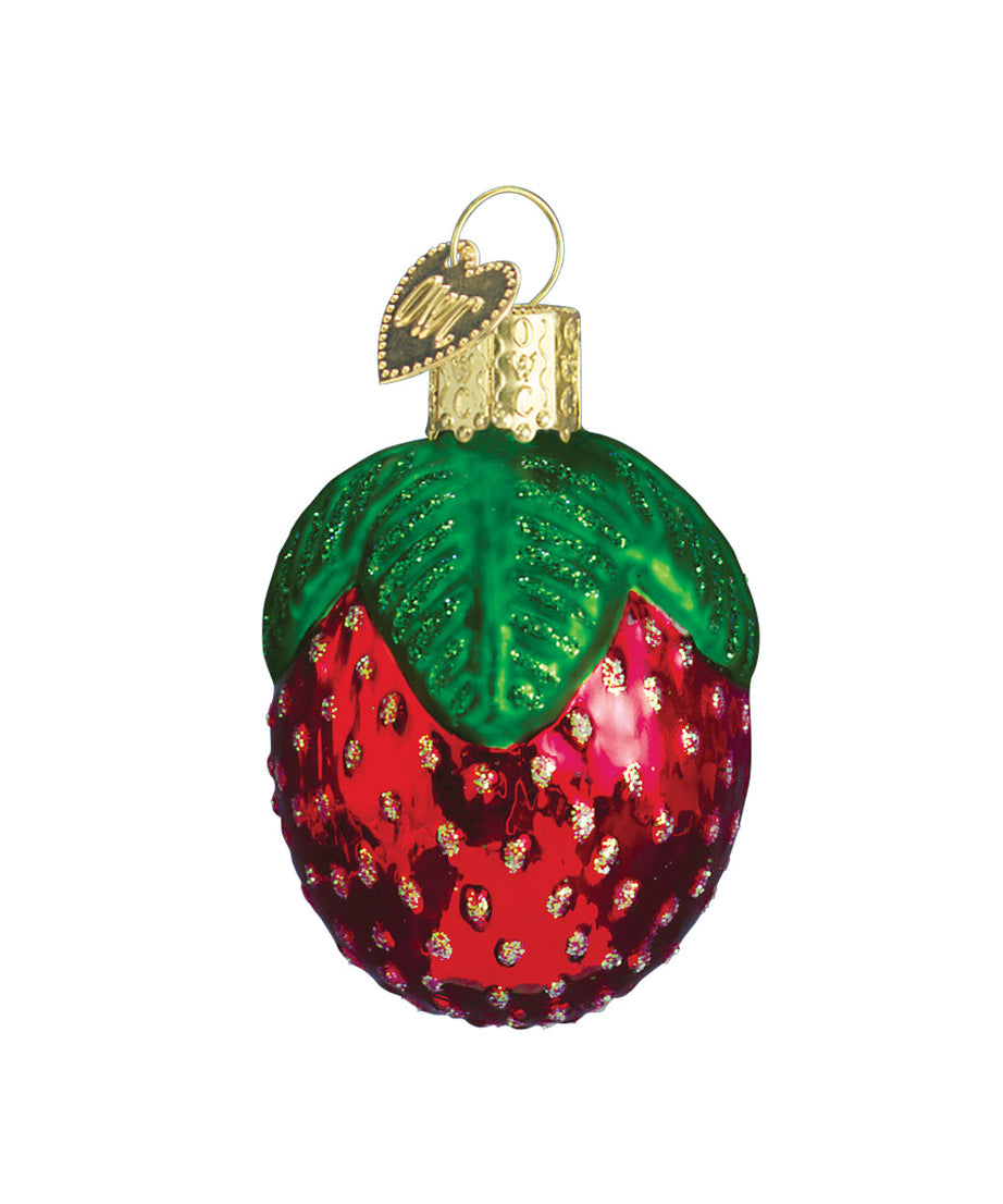 Sparkling Strawberry Ornament