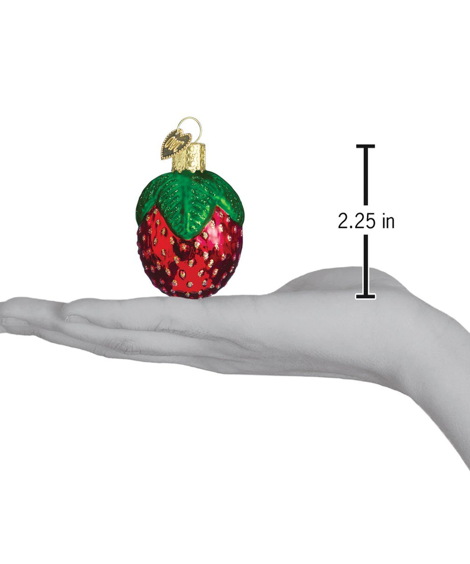 Sparkling Strawberry Ornament