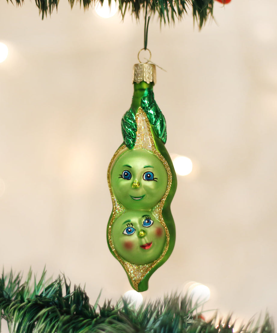 Two Peas In A Pod Ornament