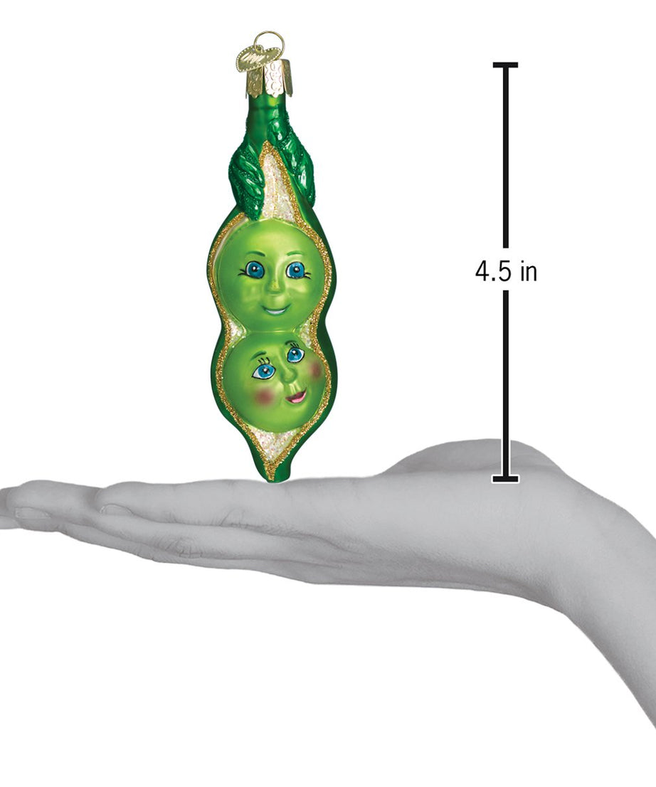 Two Peas In A Pod Ornament