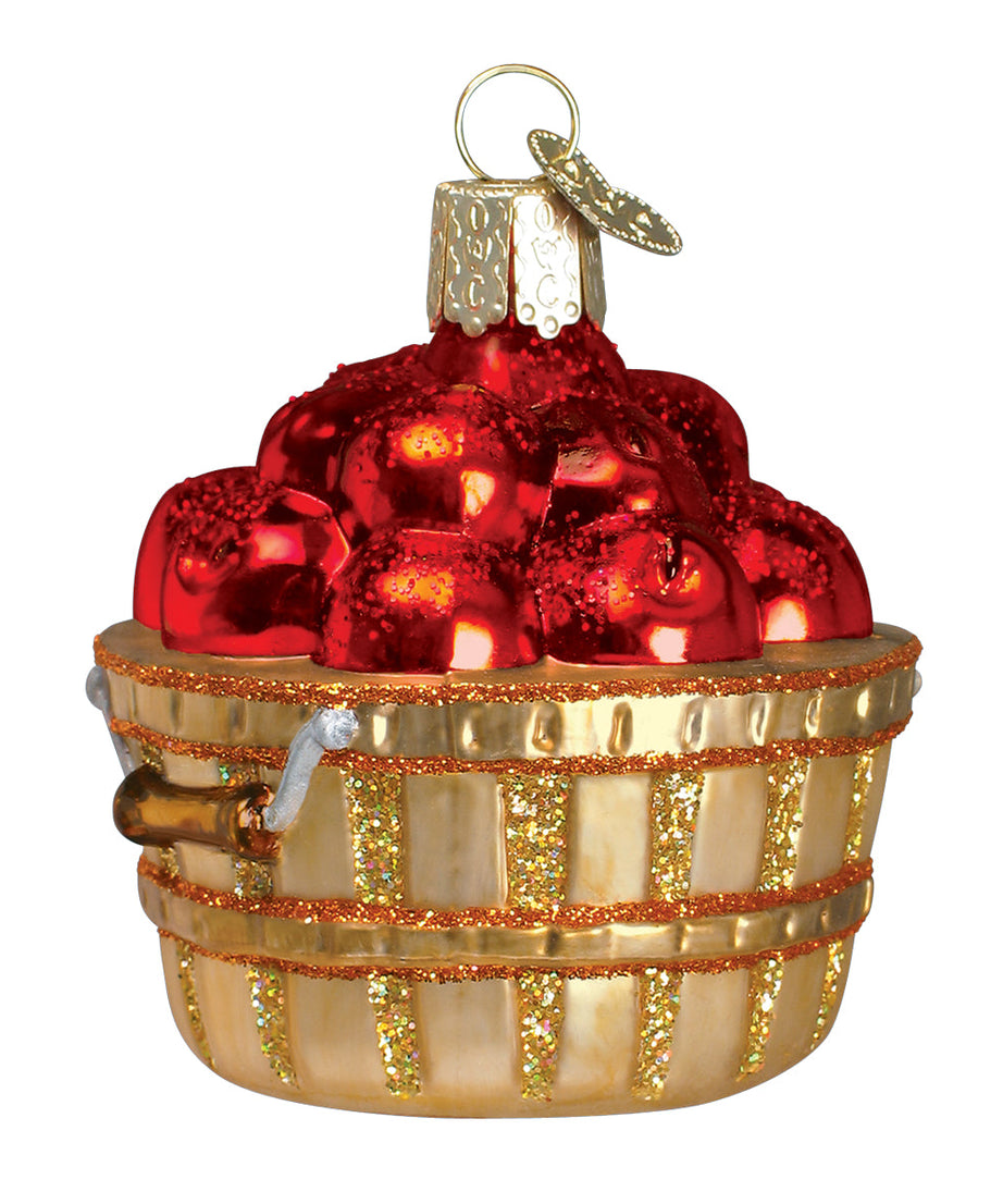 Apple Basket Ornament