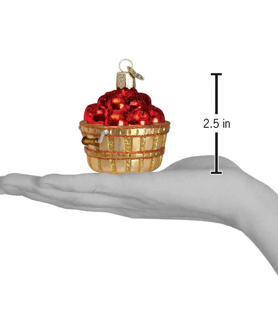 Apple Basket Ornament