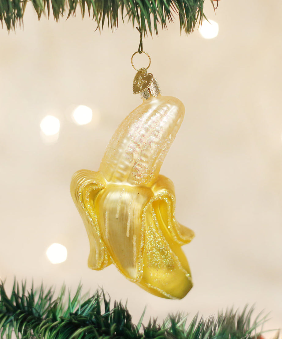 Peeled Banana Ornament