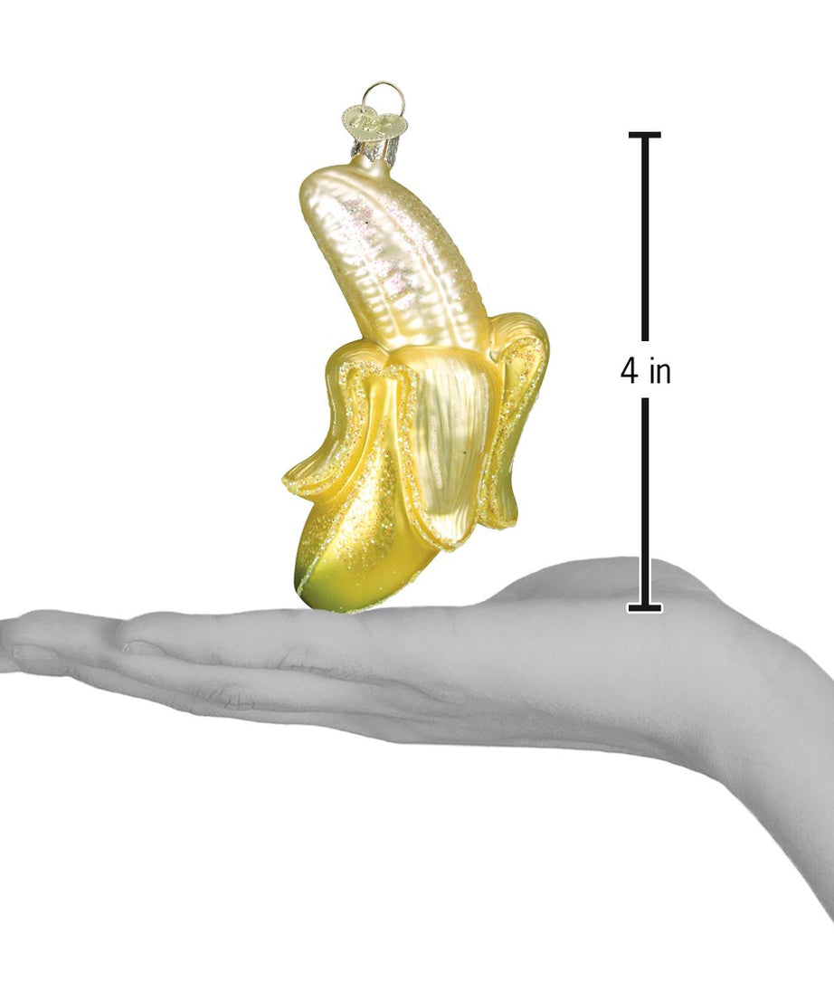 Peeled Banana Ornament