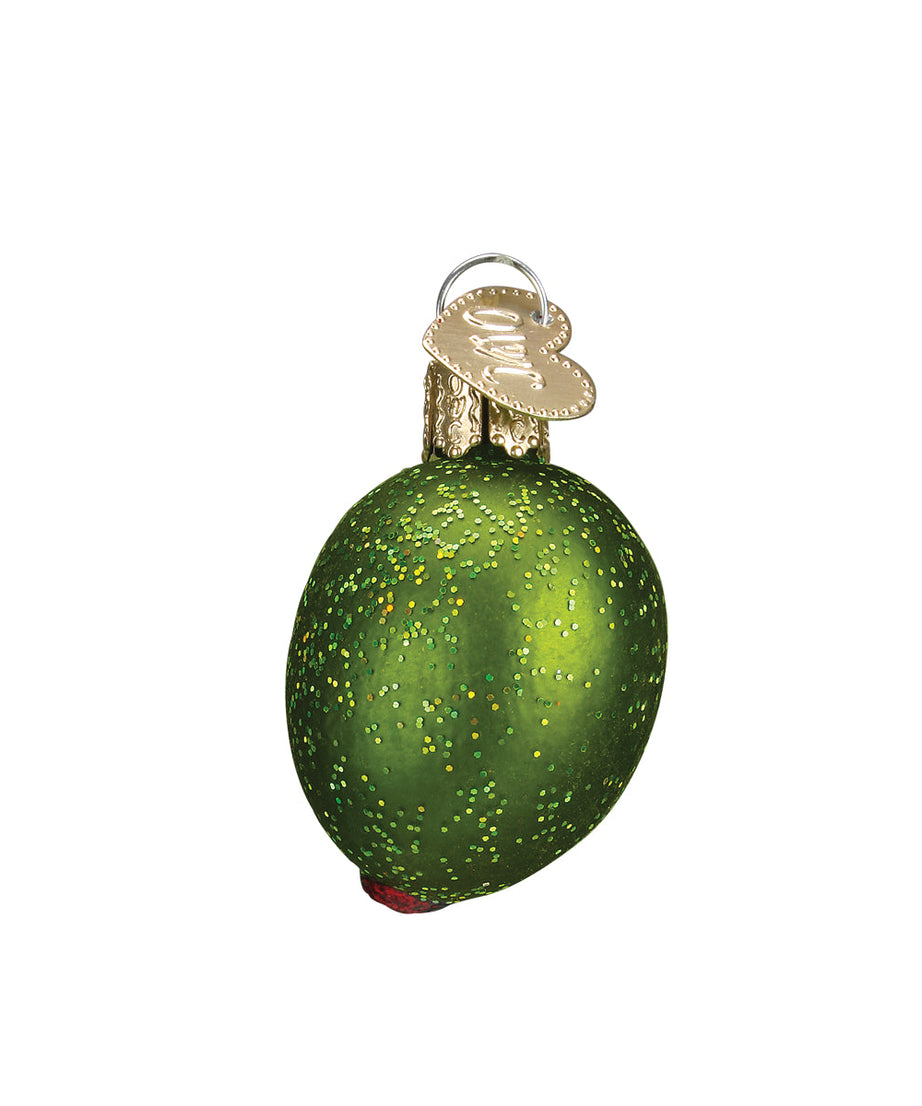 Stuffed Green Olive Ornament