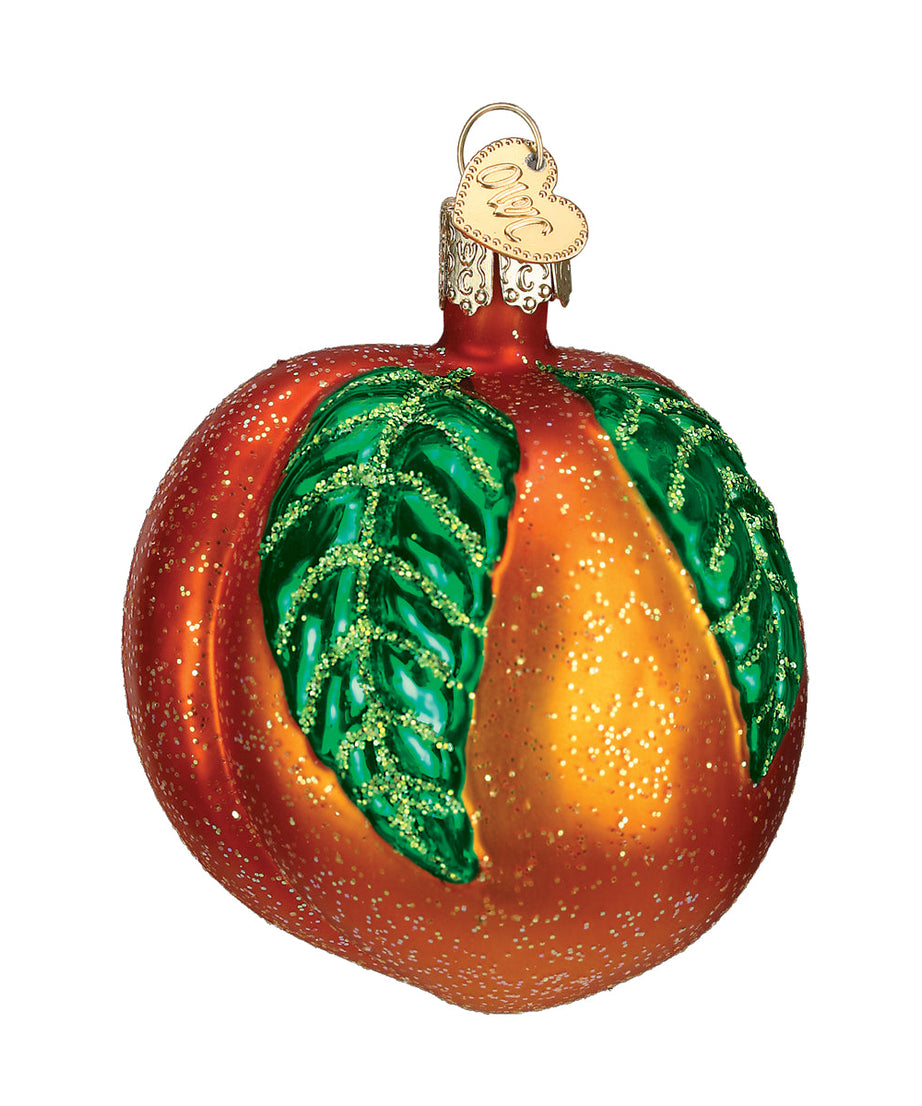Peach Ornament