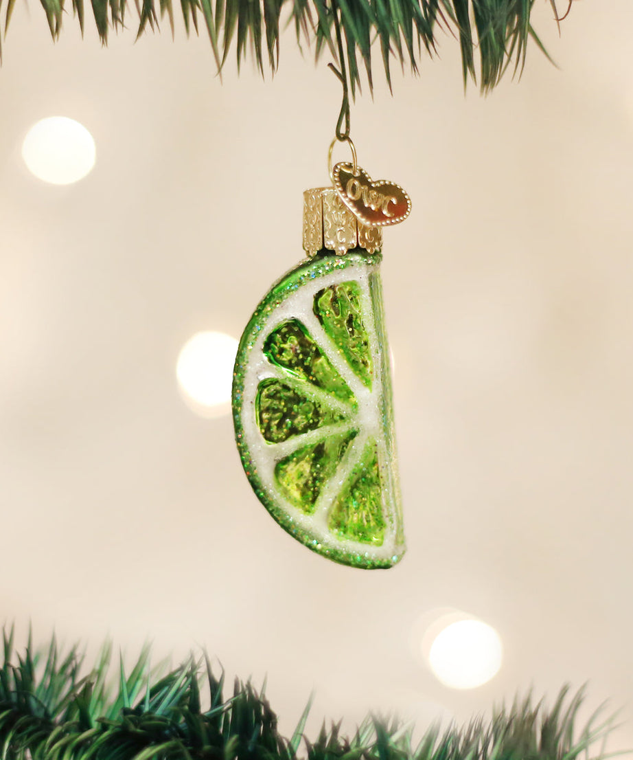 Lime Slice Ornament