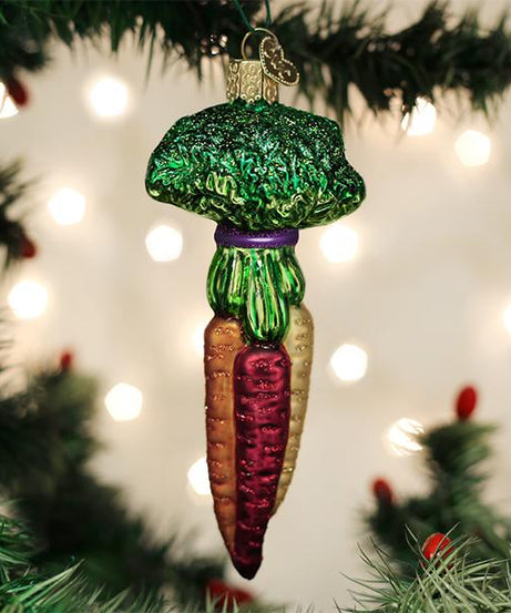 Rainbow Carrots Ornament