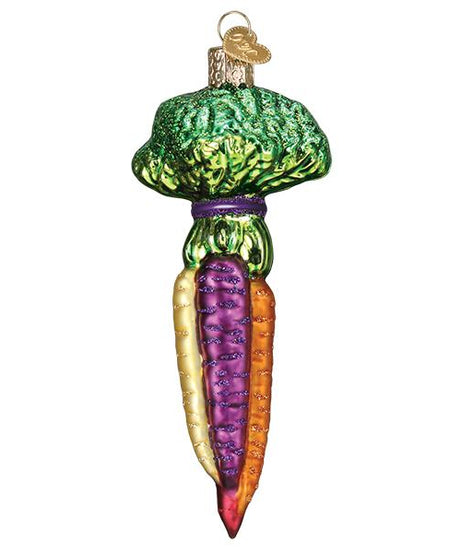 Rainbow Carrots Ornament