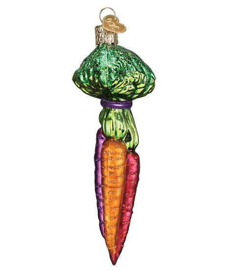 Rainbow Carrots Ornament