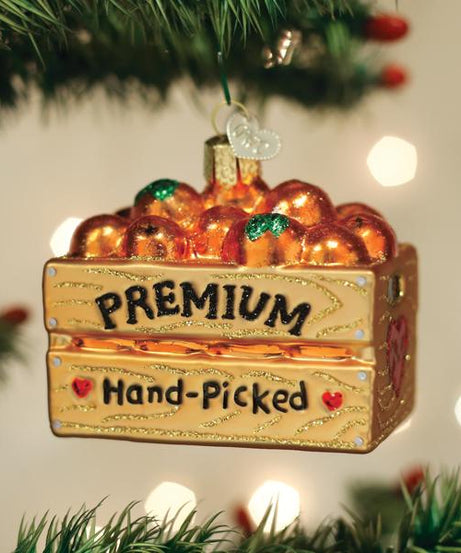 Crate Of Oranges Ornament