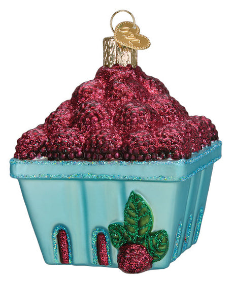 Carton Of Raspberries Ornament