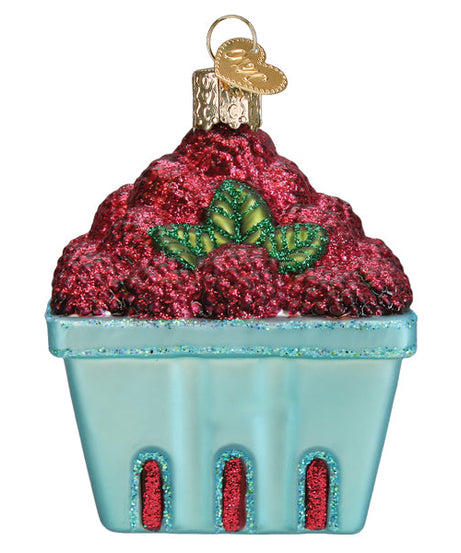 Carton Of Raspberries Ornament