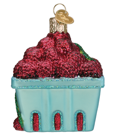 Carton Of Raspberries Ornament