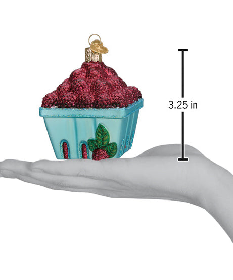 Carton Of Raspberries Ornament