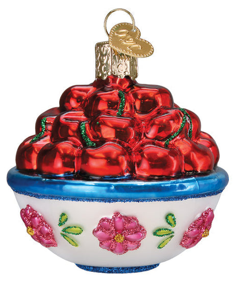 Bowl Of Cherries Ornament - Grazingbelles