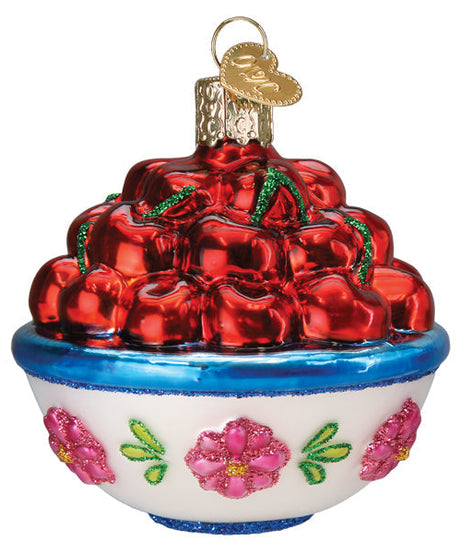 Bowl Of Cherries Ornament - Grazingbelles