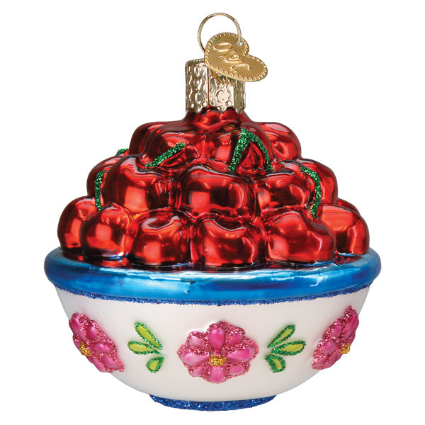 Bowl Of Cherries Ornament - Grazingbelles