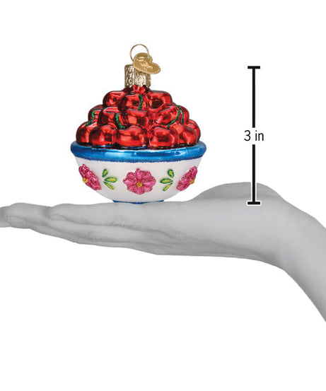Bowl Of Cherries Ornament - Grazingbelles