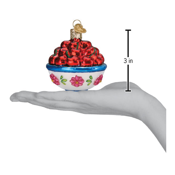 Bowl Of Cherries Ornament - Grazingbelles
