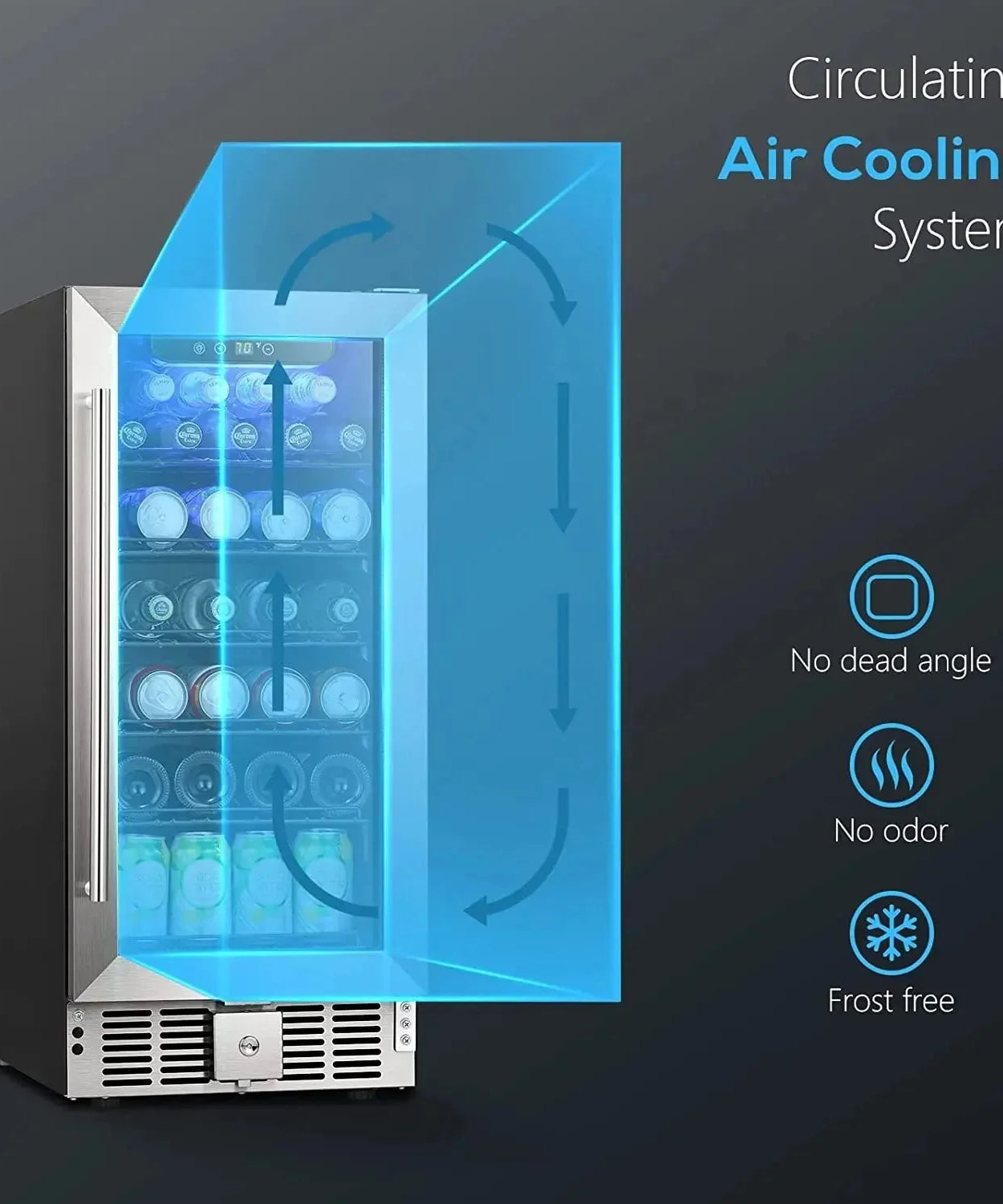 2.9 Cu.Ft Beverage Refrigerator W5885B