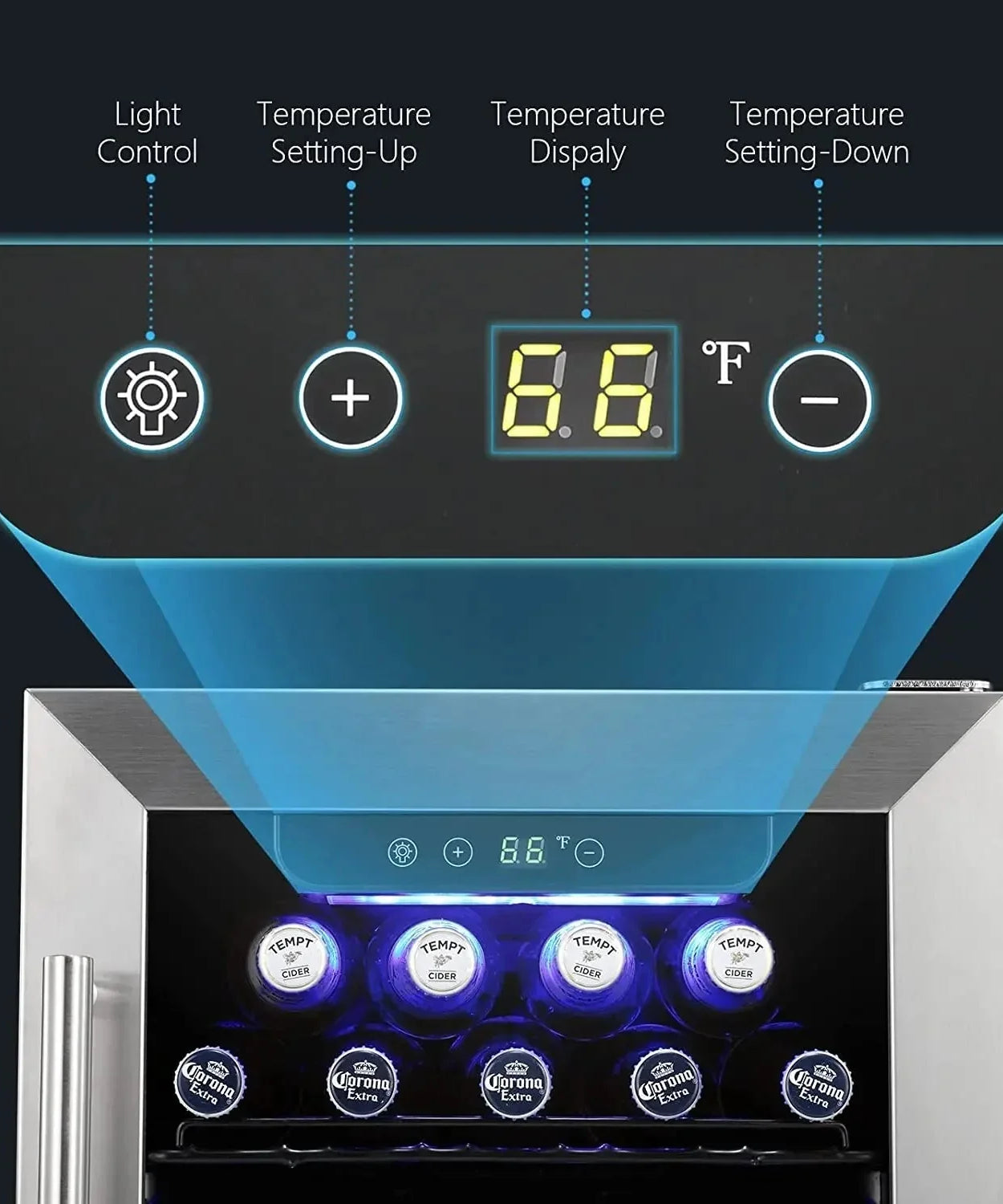 2.9 Cu.Ft Beverage Refrigerator W5885B
