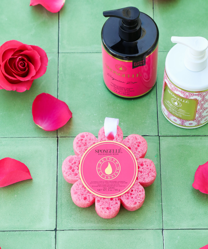 Bulgarian Rose Wild Flower, Body Wash Refill, and Body Lotion Set - Grazingbelles
