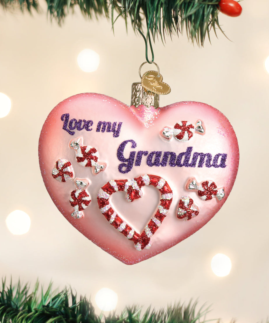 Grandma Heart Ornament
