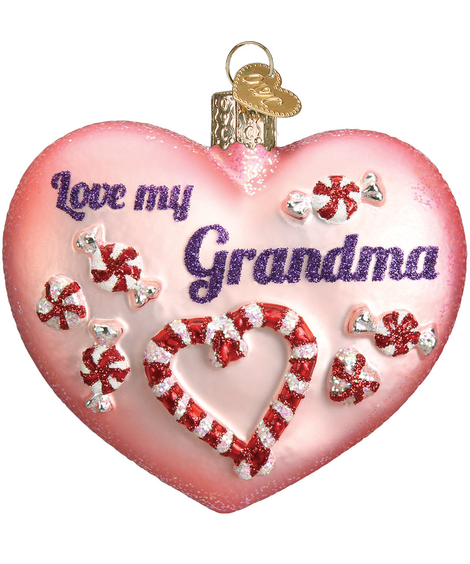 Grandma Heart Ornament